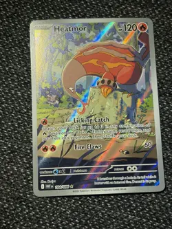 Pokemon TCG Heatmor Illustration Rare White Flare Card 104/086 NM/M Condition - Image 1