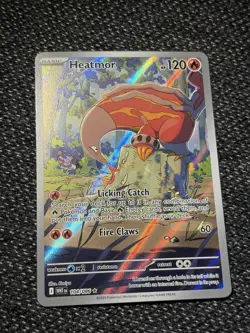 Pokemon TCG Heatmor Illustration Rare White Flare Card 104/086 NM/M Condition - Image 4