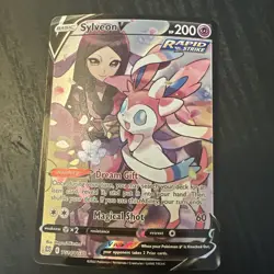 Pokemon TCG Sylveon V Trainer Gallery Full Art Card TG14/TG30 Brilliant Stars - Image 1