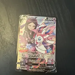 Pokemon TCG Sylveon V Trainer Gallery Full Art Card TG14/TG30 Brilliant Stars - Image 4