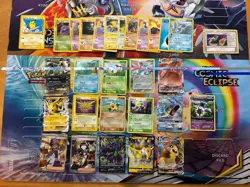 Vintage & Modern Pokemon Card Lot Holo Reverse Holo Etc Snorlax Surfing Pikachu - Image 1