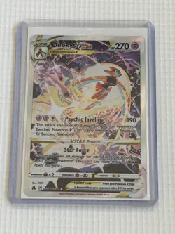 Pokemon Deoxys VSTAR Holo Card Crown Zenith: Galarian Gallery GG46/GG70 - Image 2