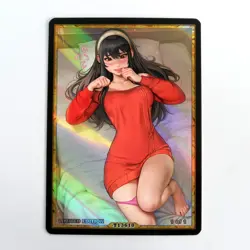 YOR FORGER Waifu Anime Card LIMITED 1/1 Custom TCG Holo T13618 - Image 1