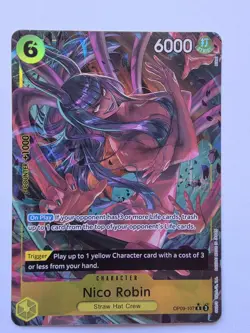 One Piece Card Game- Nico Robin Op09-107 Alt Art English Mint - Image 1