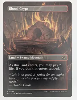Magic Of The Gathering Blood Crypt (Borderless) (349) Lorwyn Eclipsed Normal - Image 2