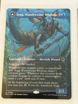 Sygg, Wanderwine Wisdom // Sygg, Wanderbrine Shield Borderless ecl Foil 288 - Image 1
