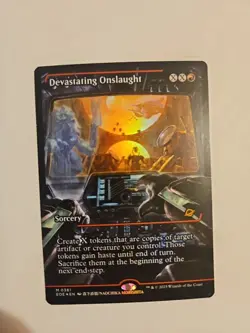 Devastating Onslaught (0361) (Showcase) Edge of Eternities Foil - Image 1