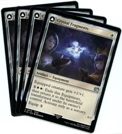 x4 Crystal Fragments / Summon: Alexander - 0013 - Final Fantasy - MTG - NM/M - Image 1
