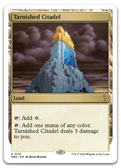 Tarnished Citadel (White Border) #112 (NM) Mystery Booster 2 MB2 Magic MTG - Image 1