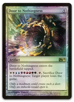 Door to Nothingness #203 (Foil) (NM) Magic 2013 M13 Magic MTG - Image 1