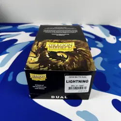 Dual Matte Lightning Case Display Dragon Shield Standard Size Sleeves - 10 Packs - Image 2