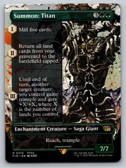 Summon: Titan (Borderless) Final Fantasy Regular - Image 1
