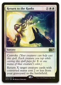 Return to the Ranks #29 (Foil) (NM) Magic 2015 M15 Magic MTG - Image 1
