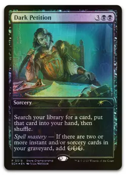 Dark Petition #19 (Foil) (NM) Game Day & Store Championship GAME Magic MTG - Image 1