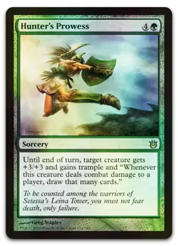 Hunter's Prowess #124 (Foil) (NM) Born of the Gods BNG Magic MTG - Image 1