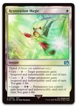 Restoration Magic #30 (Foil) (NM) Final Fantasy FIN Magic MTG - Image 1