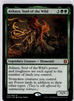 Ashaya, Soul of the Wild Zendikar Rising Regular NM M 179/280 - Image 1