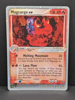 Magcargo ex 95/97 Dragon Holo Ultra Rare Pokemon TCG Nintendo NM - Image 1