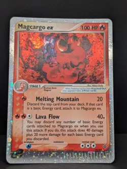 Magcargo ex 95/97 Dragon Holo Ultra Rare Pokemon TCG Nintendo NM - Image 3