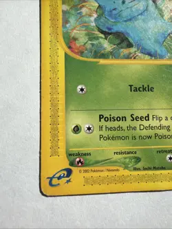 Bulbasaur 94/165 LP/MP Expedition 2002 Pokemon Regular Base Set Vintage - Image 3