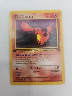 Pokemon Team rocket 1st Edition 50/82 "Charmander" Excellent Condition - Image 1