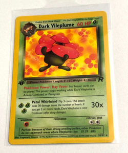 Pokemon Dark Vileplume Team Rocket 1st Edition WOTC Vintage 30/82💎NM💎 - Image 1
