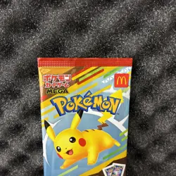 McDonald's 2025 Burger Pikachu Pokemon Pack Sealed Japanese Sealed New US Seller - Image 3