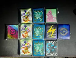 Pokemon TCG Sleeves Lot Of 11 Prismatic Evolutions Twilight Masquerade More - Image 1