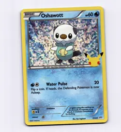 Oshawott 21/25 McDonald's 25th Anniversary Celebrations LP Pokemon Promo Holo - Image 1