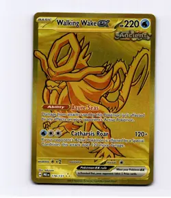 Walking Wake ex 178/131 Hyper Rare Gold Prismatic Evolutions Holo Pokemon NM - Image 1