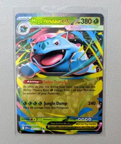 Mega Venusaur ex 003/132 Double Rare Mega Evolutions Pokemon TCG NM ENG - Image 1