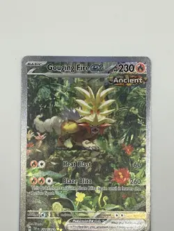 Pokemon TCG Gouging Fire EX Scarlet & Violet Temporal Forces 204/162 - Image 1