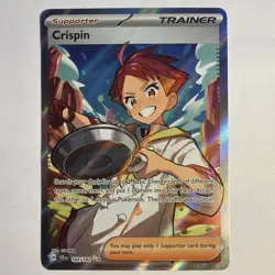 Pokemon TCG: SV Stellar Crown SCR EN Crispin #164/142 NM - Image 1