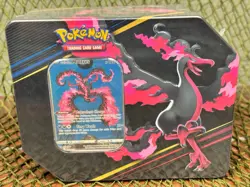 *SEALED* CROWN ZENITH Moltres LARGE Tin 5 Packs ~ Pokemon TCG ~ Galarian Moltres - Image 1