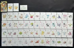 2000 Japanese Pokemon Poker Playing Cards Gold Ho-oh Inc Pikachu umbreon etc - Image 1