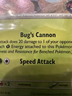 🌀 HUGE HAND SWIRL Pokemon Phantasmal Flames Genesect Best Buy Promo - Image 5