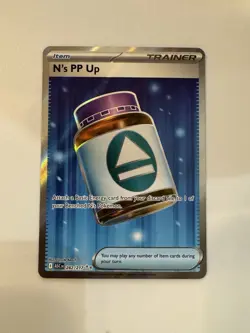 Pokemon TCG N's PP Up 262/217 Full Art Ultra Rare Ascended Heroes ENGLISH NM - Image 1