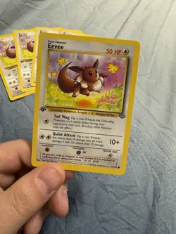 Eevee 51/64 Pokemon Jungle 1st Edition Regular - Moderately Played - Image 2