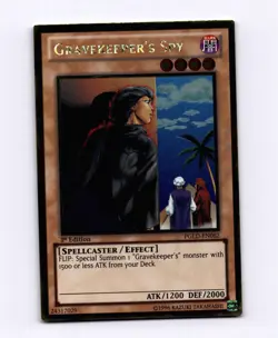 Gravekeeper's Spy Gold Rare Premium Gold 1st Edition PGLD-EN082 - Image 1