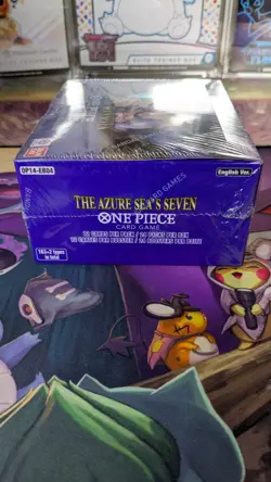 2026 One Piece The Azure Sea's Seven OP14 English Booster Box Sealed FREE SHIP - Image 5