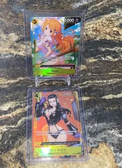 Nami And Robin ST29-008 Egghead Starter Deck Parallel One Piece Tcg English NM - Image 1