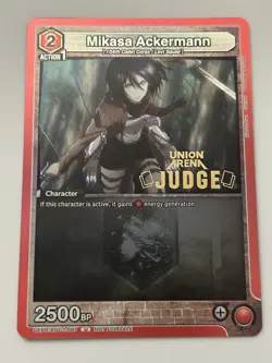 Mikasa Ackermann Judge Stamp Union Arena AOT-1-087 - Image 1
