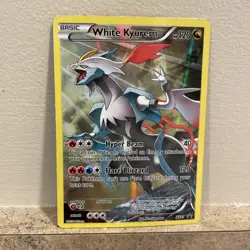 White Kyurem XY81 Black Star Promo 2015 Full Art Holo Rare Pokemon Card TCG HP - Image 1