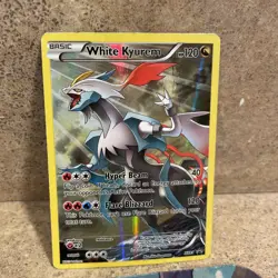 White Kyurem XY81 Black Star Promo 2015 Full Art Holo Rare Pokemon Card TCG HP - Image 2
