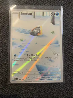 Pokemon SV04 Paradox Rift Snorunt 188/182 Holo 2023 TCG Card English - Image 1