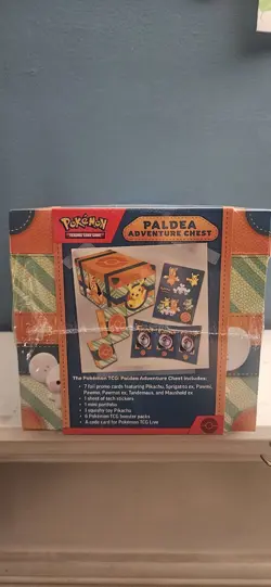 Pokemon TCG Paldea Adventure Chest New Sealed, 6 Booster Packs, 7 Promo Cards - Image 3