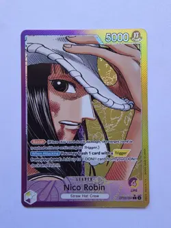 One Piece Card Game - Nico Robin Op09-062 Alt Art Leader English - Image 1