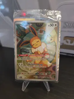 Pokemon Eevee TCG IR Scarlet and Violet Prismatic Evolutions Promo Card Sealed - Image 1