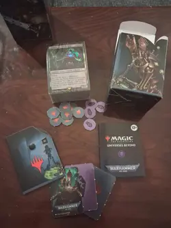 Warhammer 40K MTG Commander Decks Complete Set of 4 Sealed No Box - Image 3