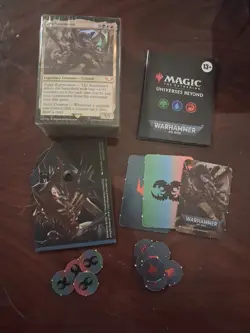Warhammer 40K MTG Commander Decks Complete Set of 4 Sealed No Box - Image 5